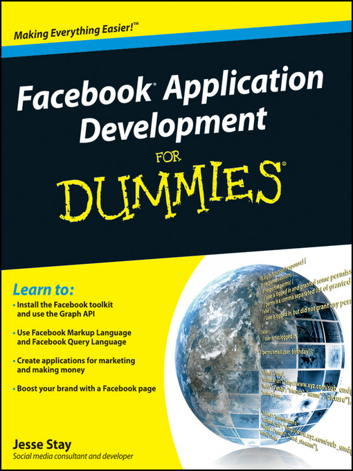 Title details for Facebook Application Development For Dummies by Jesse Stay - Available